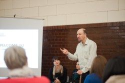Grant Hill during Q&A